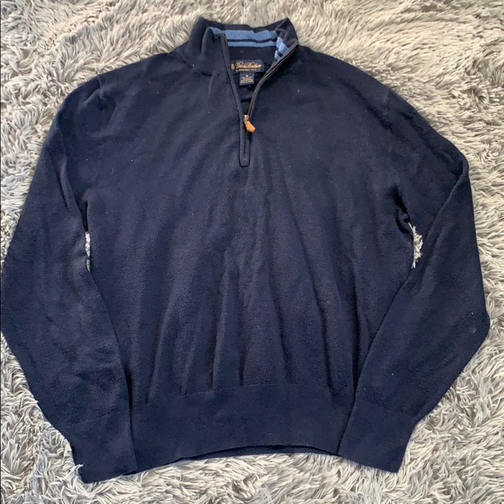 Brooks Brothers Zip Up Sweater